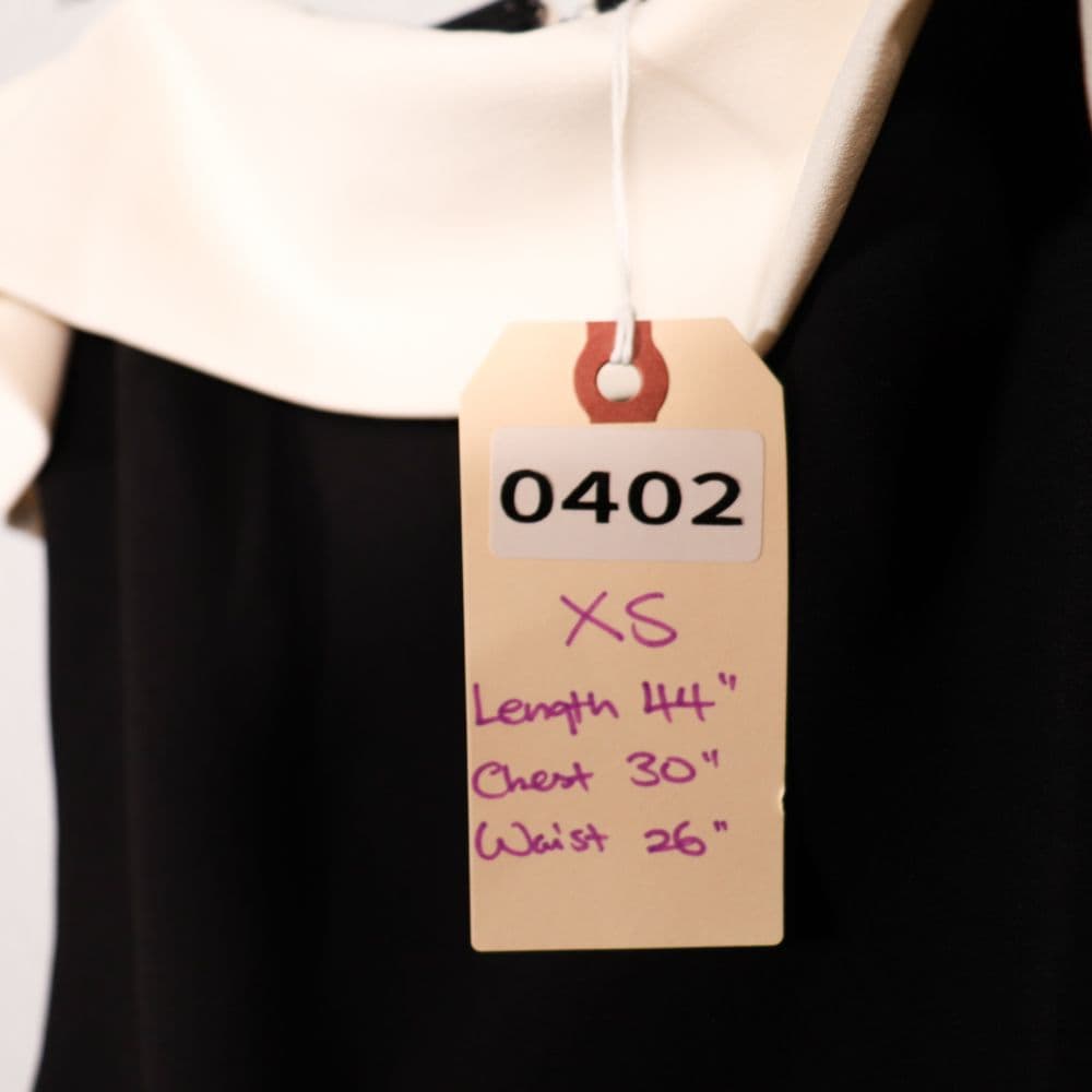 Lulus XS Black & White Off Shoulder Midi Dress - Image 6