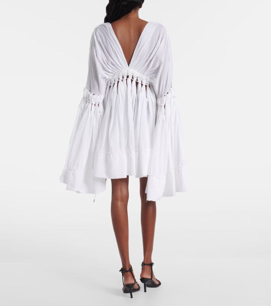 CHRISTOPHER ESBER Sirocco sheer cotton-blend minidress - Image 2