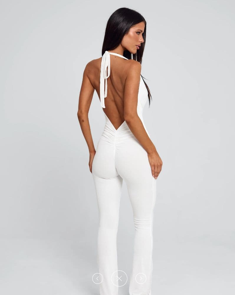 Outcast Carys Jumpsuit - White - Image 2