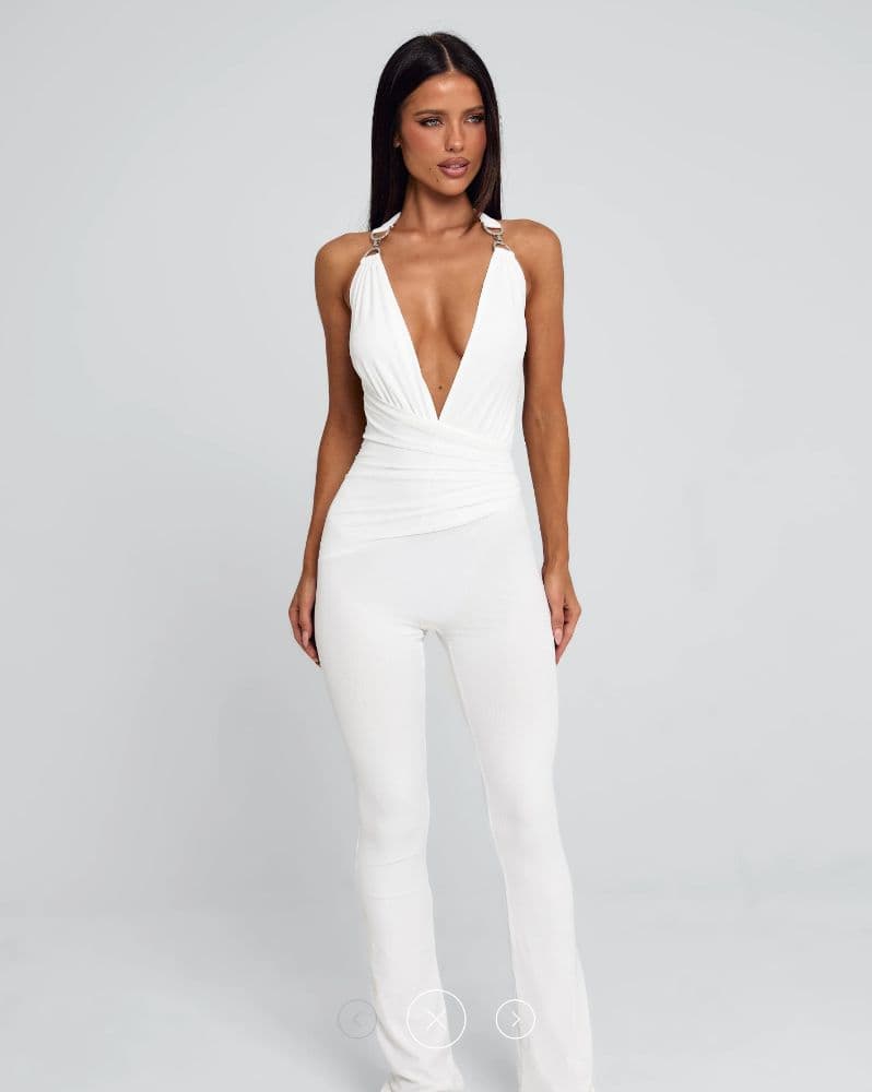 Outcast Carys Jumpsuit - White - Image 4