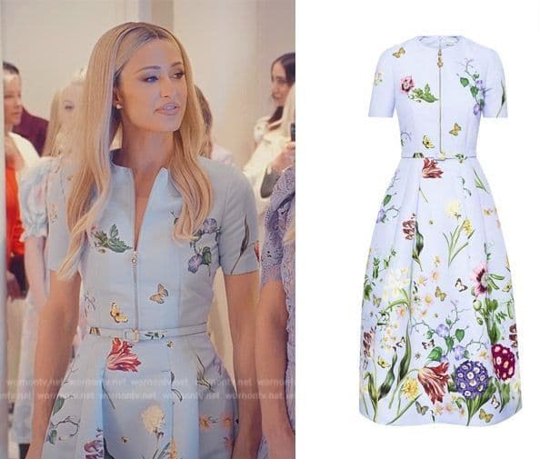 Oscar de la Renta Floral Dress - Image 3