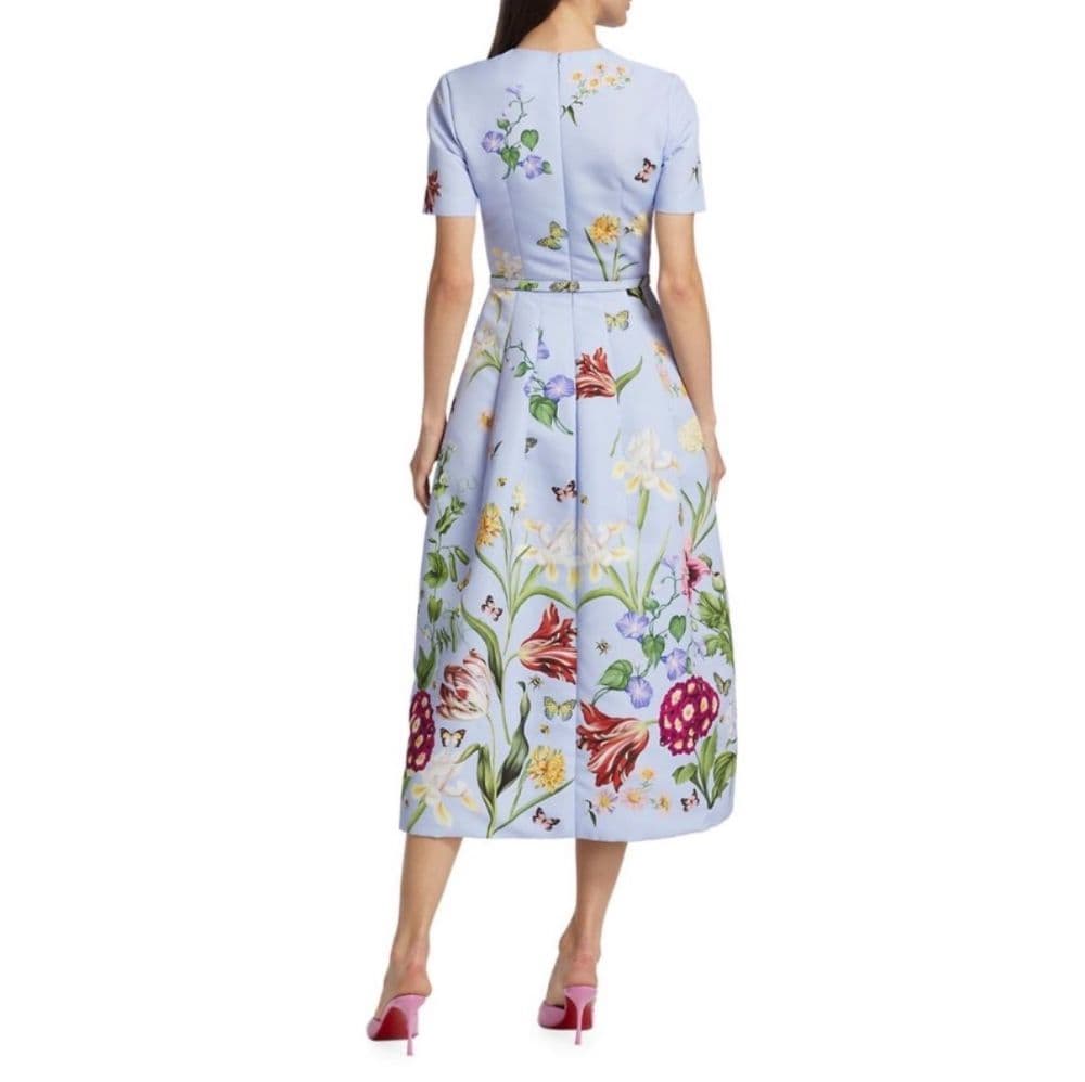 Oscar de la Renta Floral Dress - Image 2