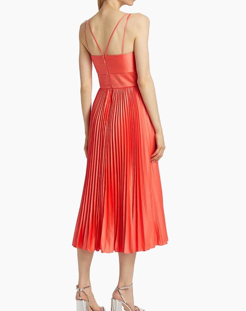 AMUR Krisley Pleated Sleeveless Midi Dress - Image 2