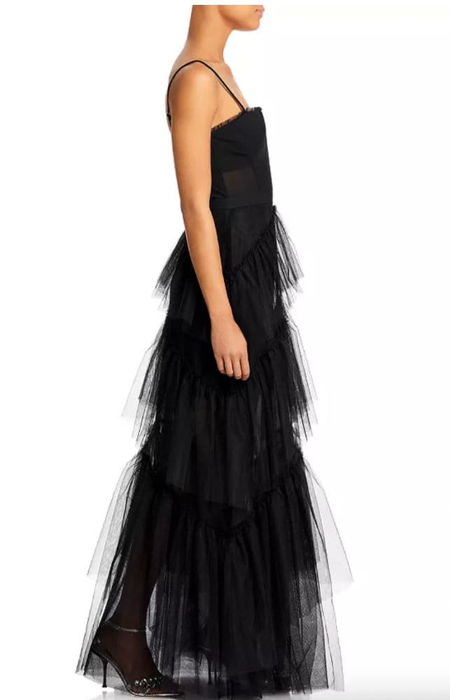 BCBGMAXAZRIA Tulle Corset Essential Gown - Image 6