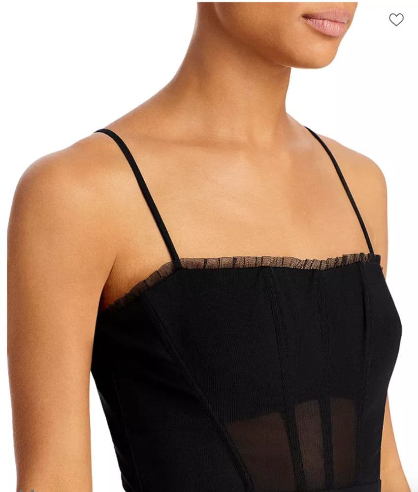 BCBGMAXAZRIA Tulle Corset Essential Gown - Image 3