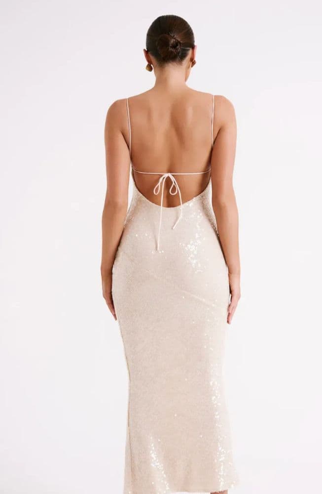 Brianna Sequin Maxi Dress - Image 3