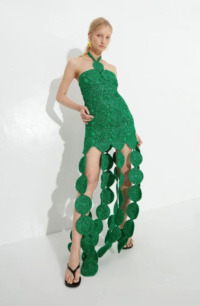 Simon Miller Beep Beep Dress in Gummy Green - Image 1