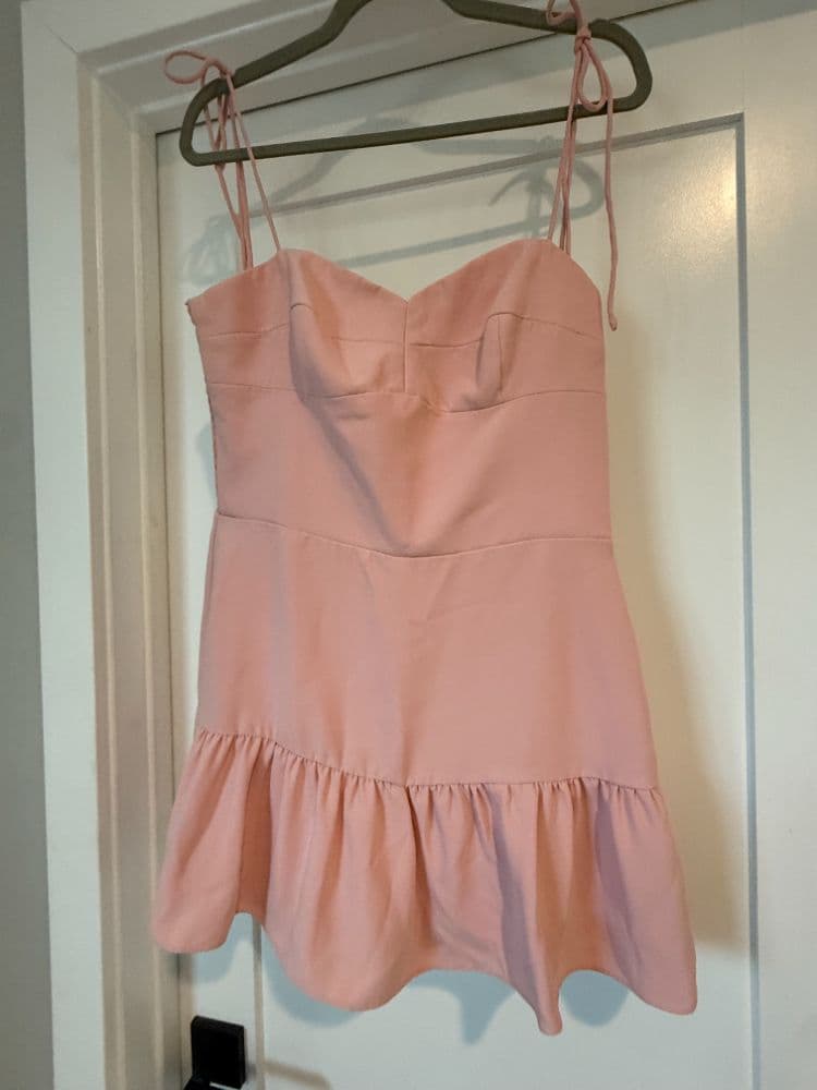 Amanda Uprichard Pink Romper Skort - Image 3
