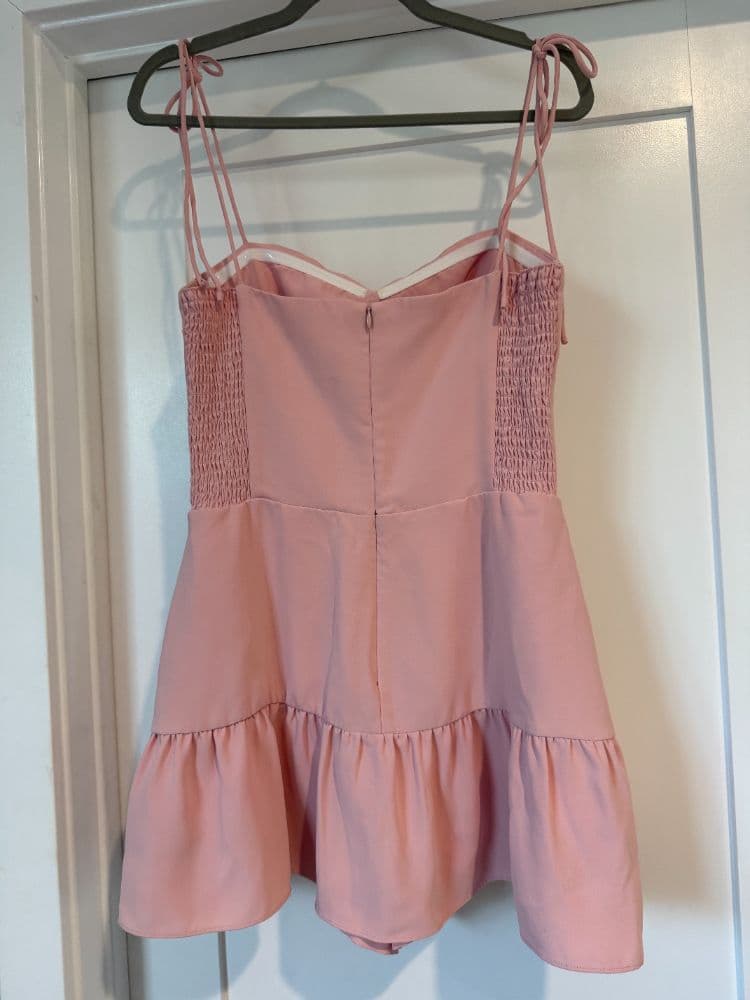 Amanda Uprichard Pink Romper Skort - Image 4