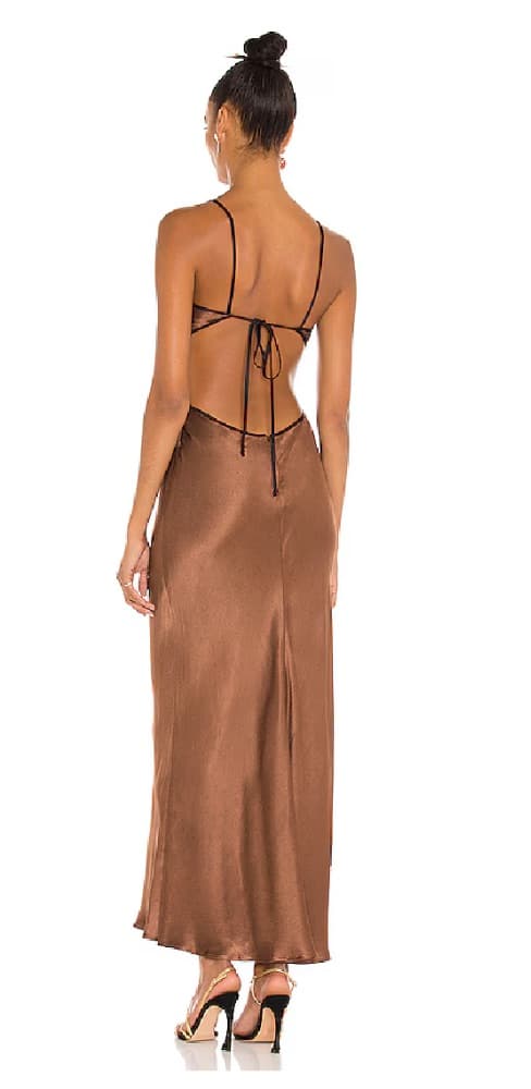 Cedar City Maxi Dress - Chocolate - Image 4