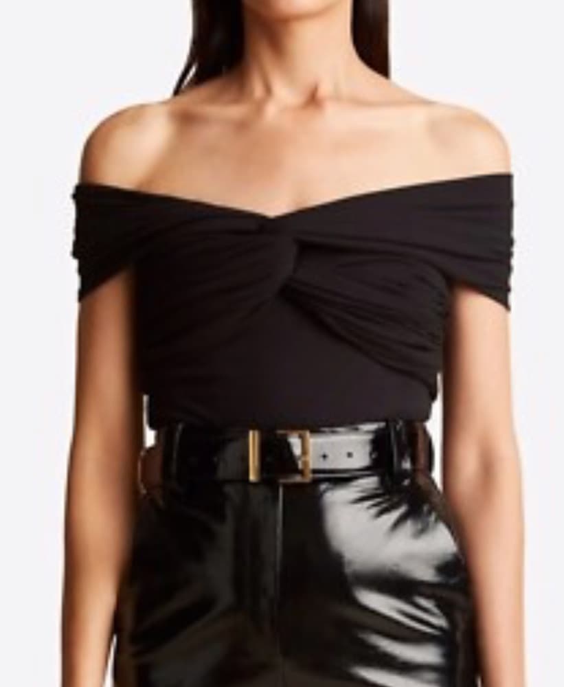 Khaite Black Cerise Bodysuit - Image 2