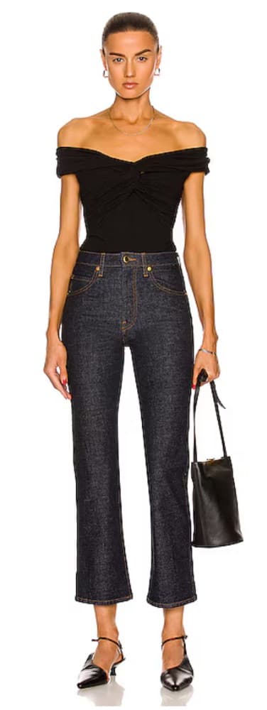 Khaite Black Cerise Bodysuit - Image 4