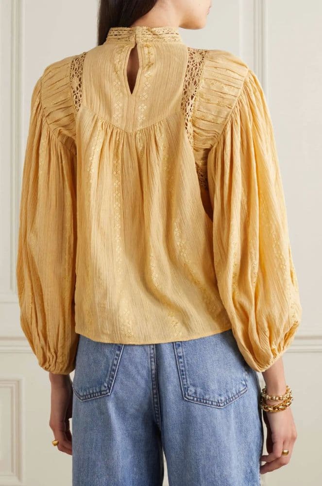 Isabel Marant Gold Blouse - Image 2
