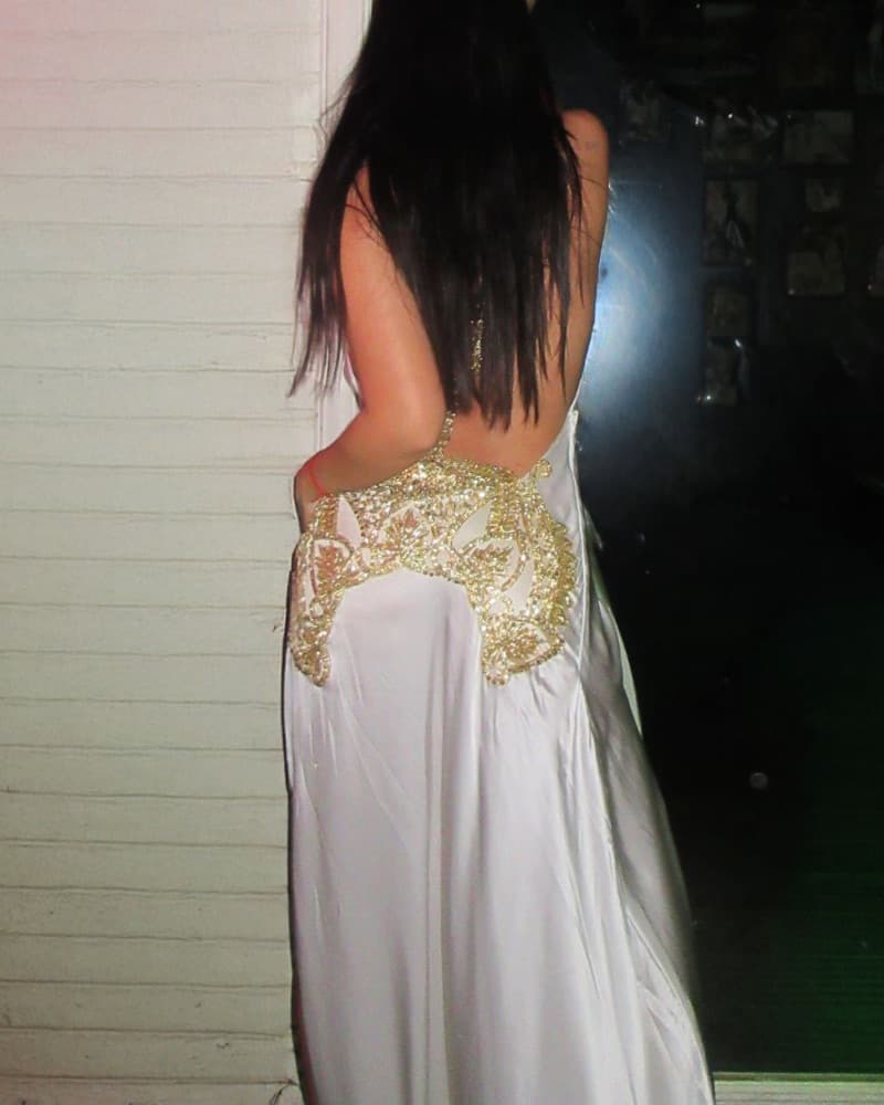 LNH White Silk Slip Dress - Image 2