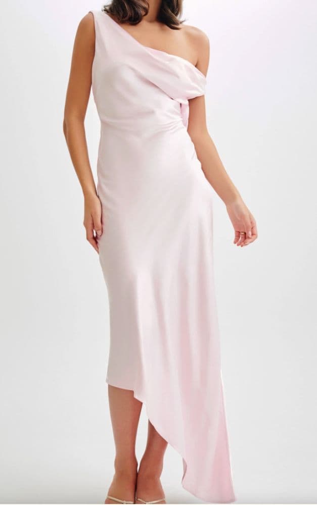Meshki Yvette Pink Silk Dress - Image 2