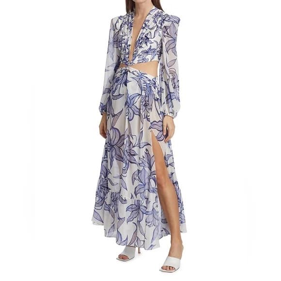 PATBO Stargazer Long Sleeve Cut-Out Dress - Image 1