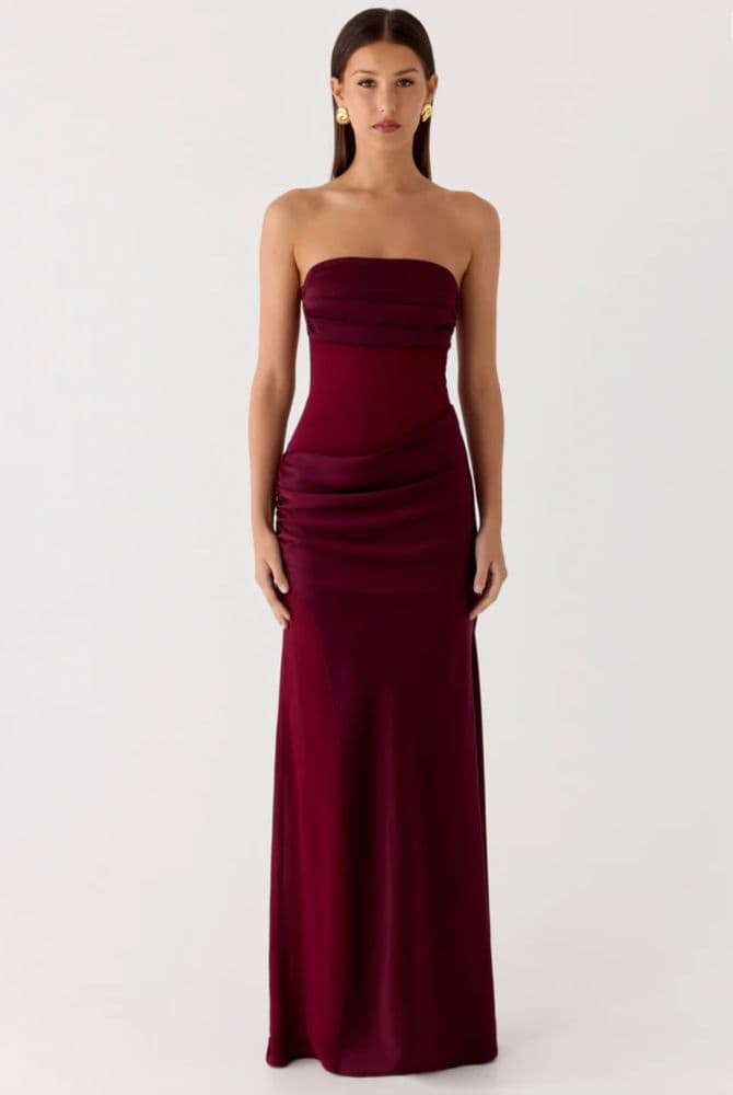 Champagne Skies Maxi Dress - Plum - Image 1