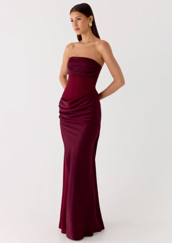 Champagne Skies Maxi Dress - Plum - Image 4