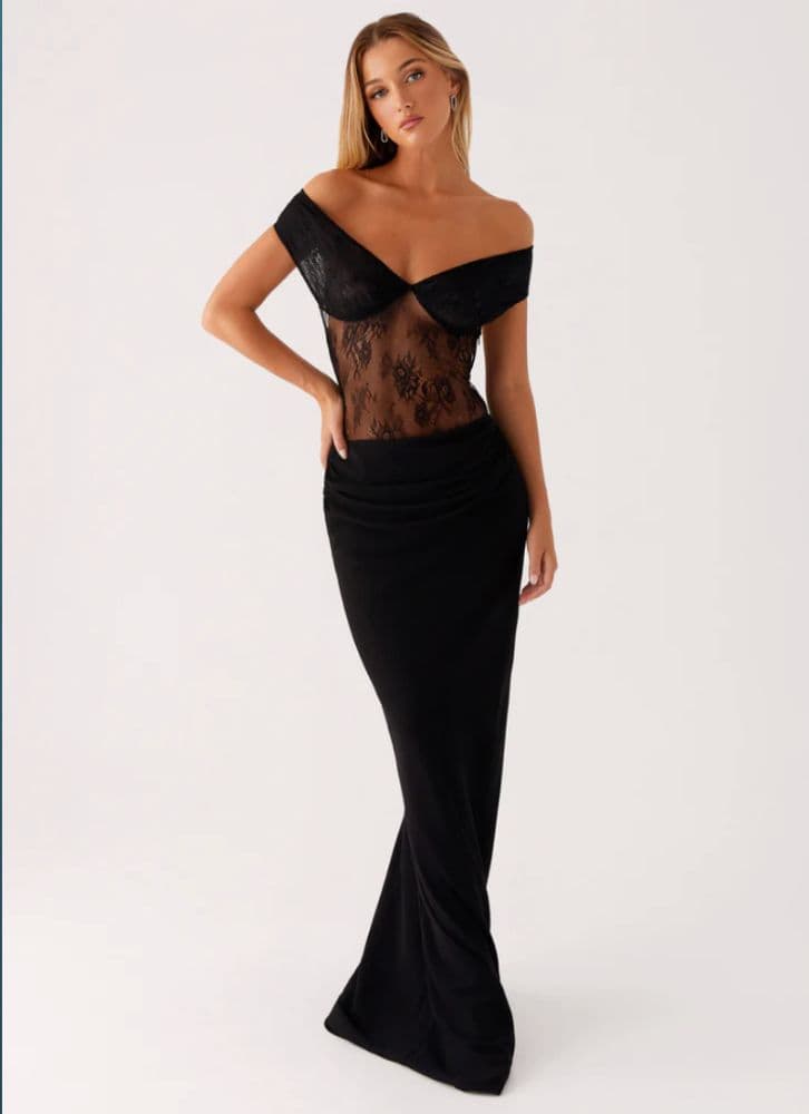 Elle Maxi Dress - Black - Image 1