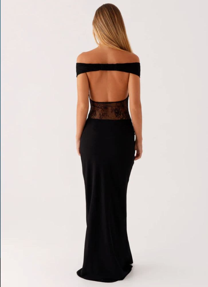 Elle Maxi Dress - Black - Image 2