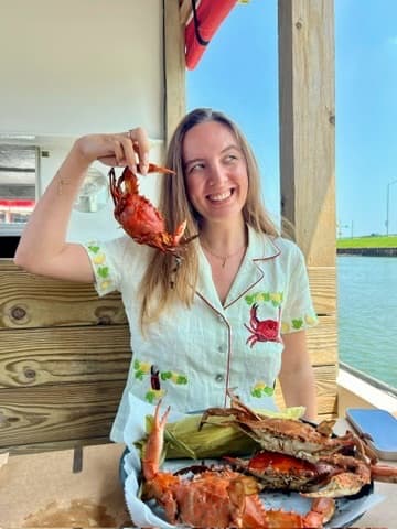 Linen Crab shirt - Image 3