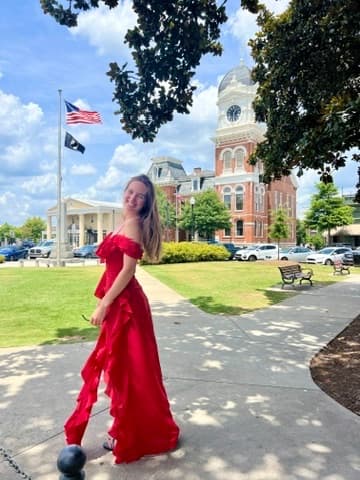 Red Maxi dress - Image 2