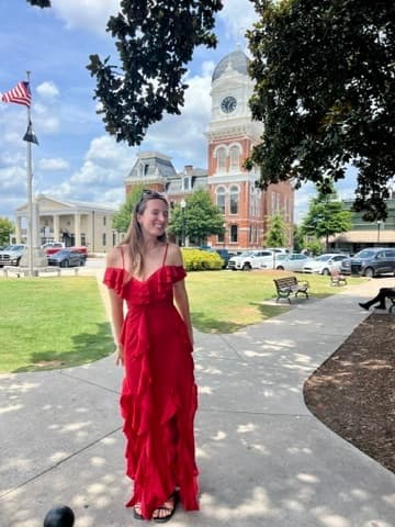 Red Maxi dress - Image 3