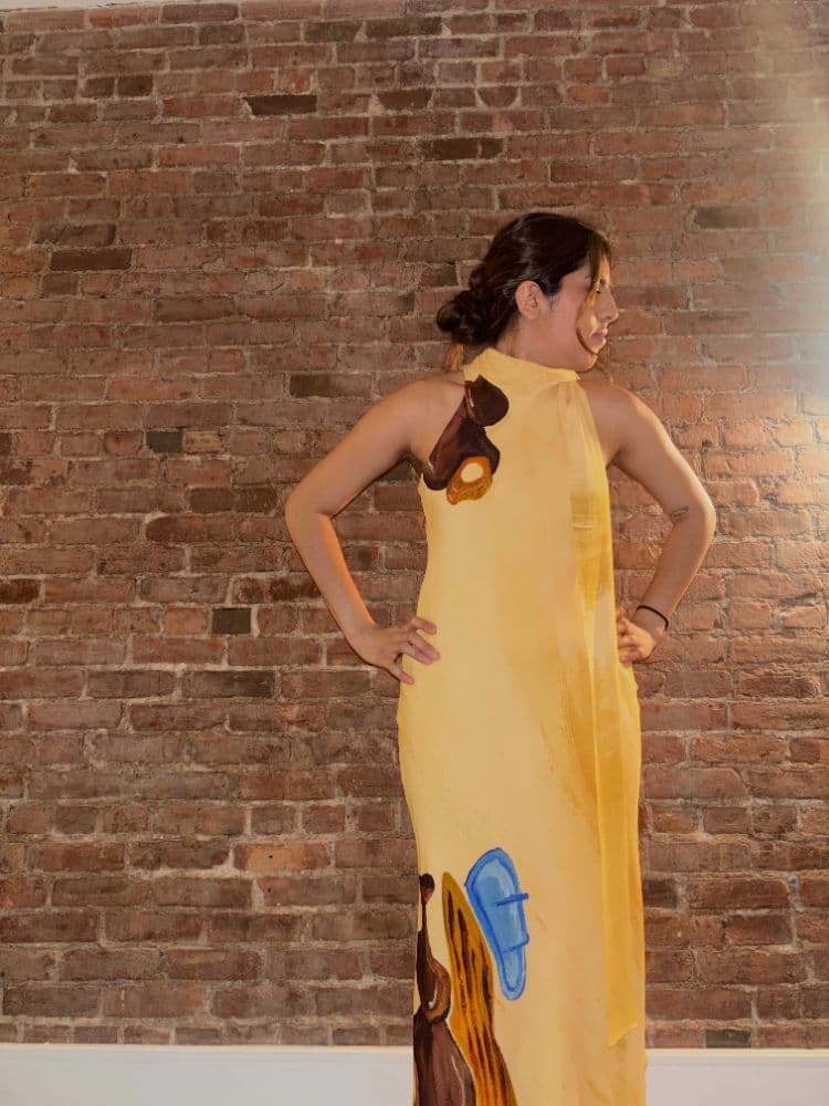 Masaba Yellow Midi Dress - Image 3