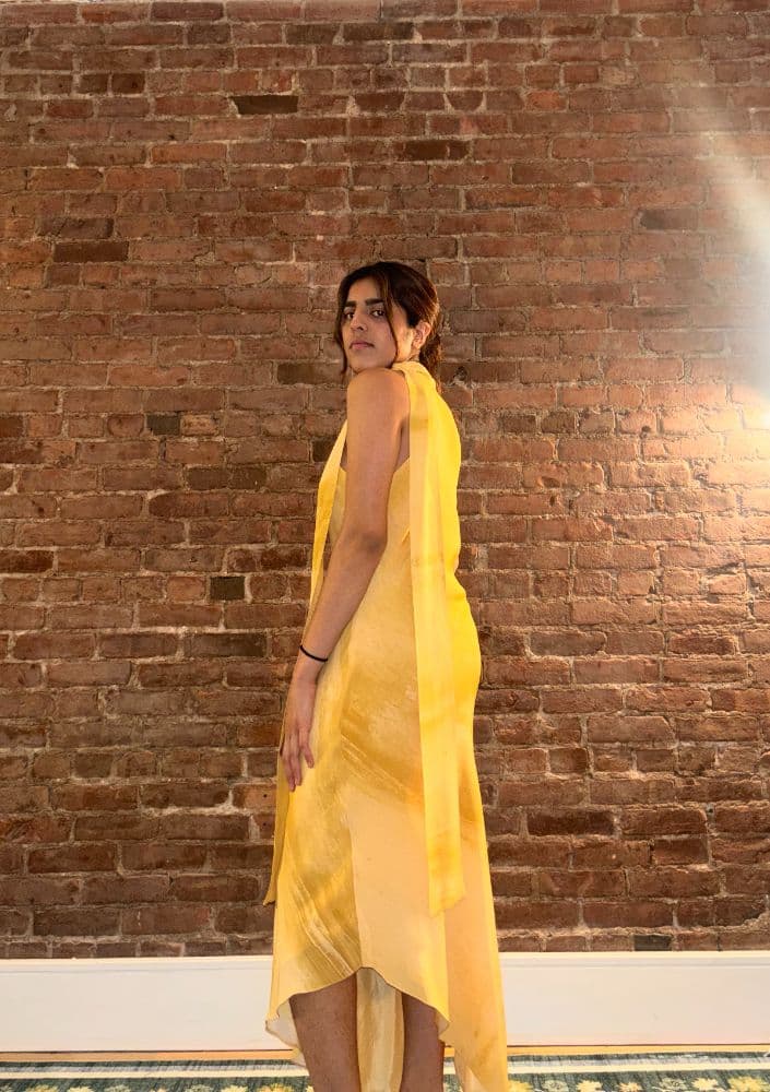 Masaba Yellow Midi Dress - Image 5