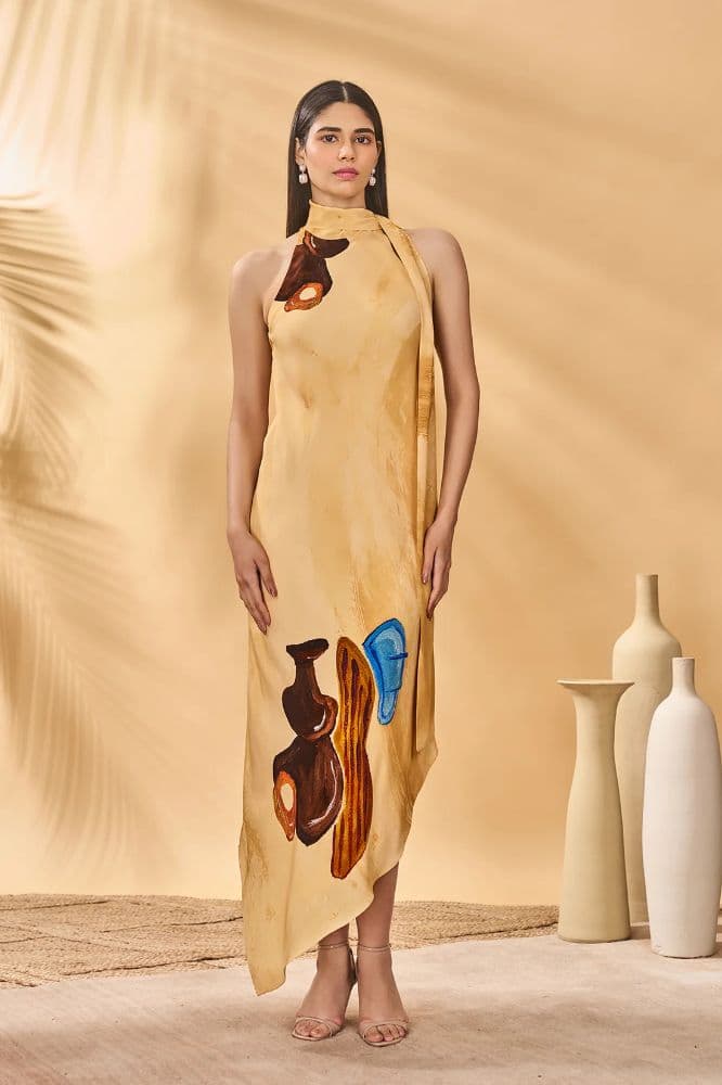 Masaba Yellow Midi Dress - Image 6