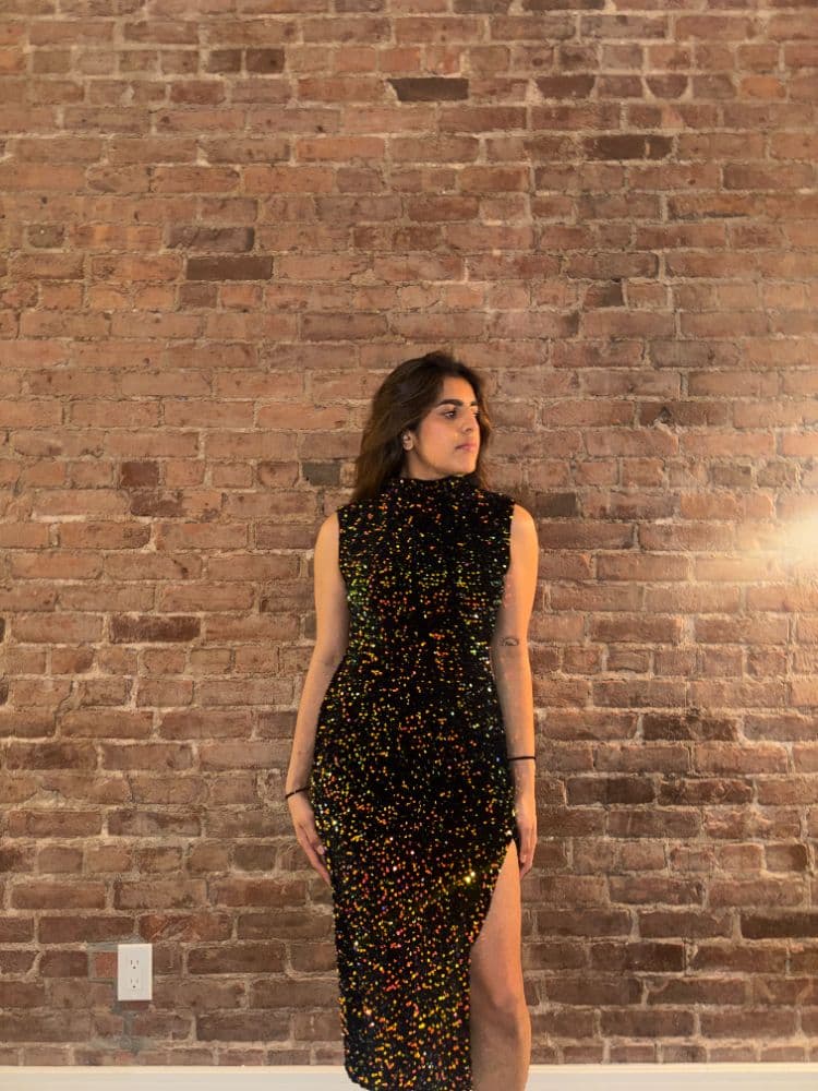 Anthropologie Sparkly Midi Dress - Image 1