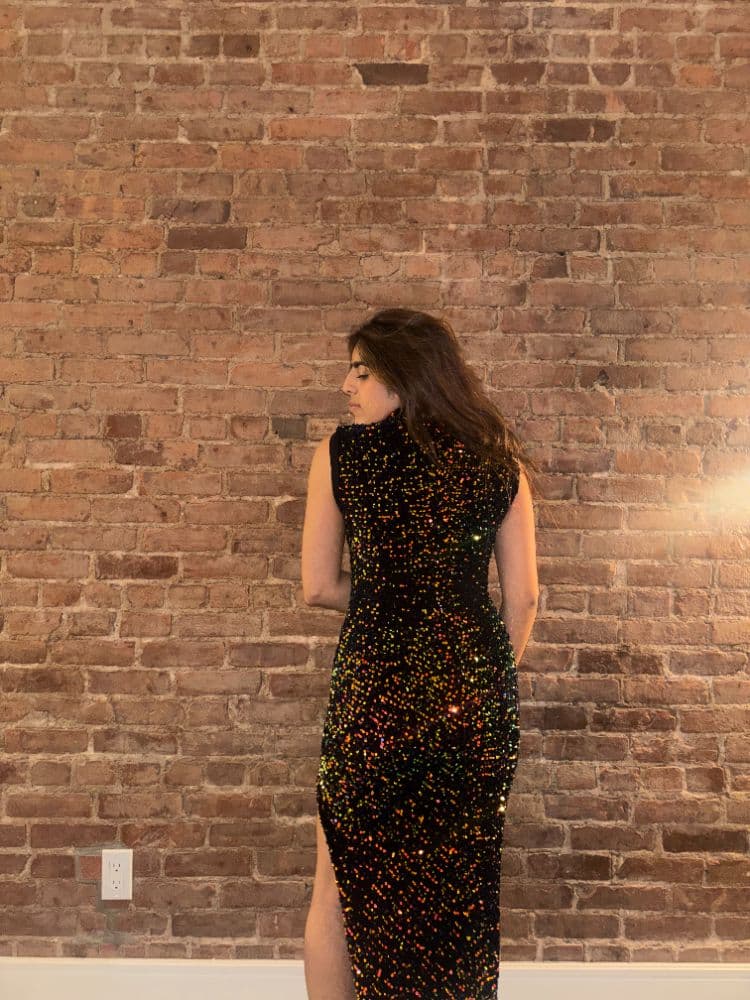 Anthropologie Sparkly Midi Dress - Image 5