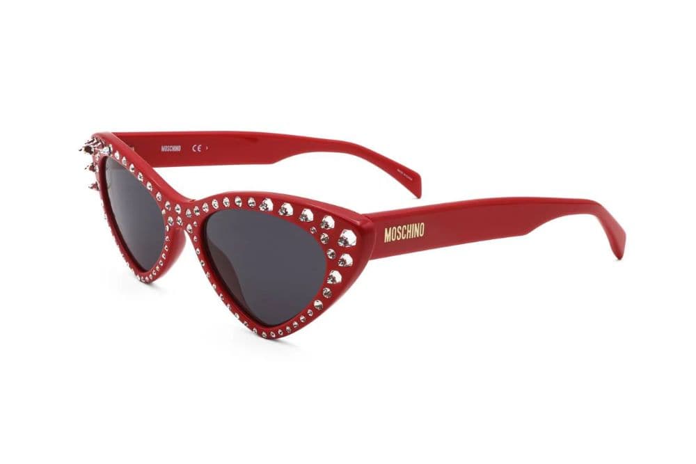 Moschino Red Cateye Sunglasses - Image 2