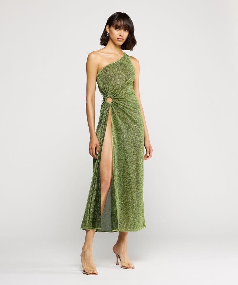 OSEREE SWIMWEAR LUMIÈRE ONE SHOULDER RING DRESS - Image 1