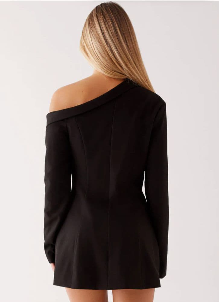Cody Mini Dress - Black - Image 3