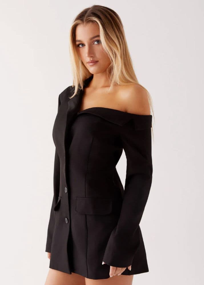 Cody Mini Dress - Black - Image 2