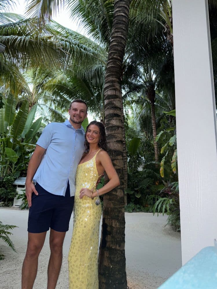 Yellow Sequin Maxi Dress - Image 2