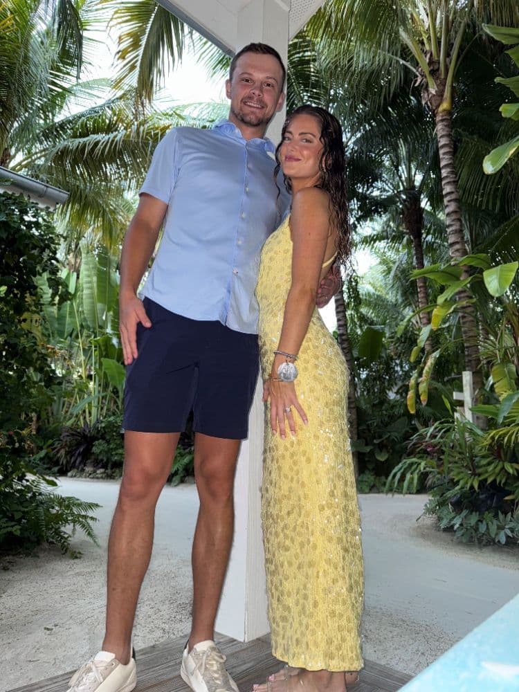 Yellow Sequin Maxi Dress - Image 3