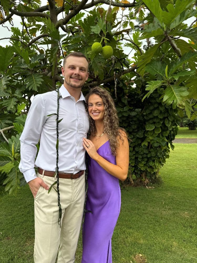 Purple Satin Maxi Dress - Image 1