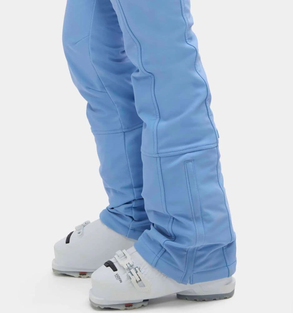 Halfdays Emma Soft Shell Ski Pants, Forget Me Not - Image 2