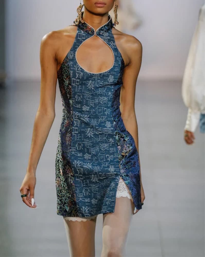 Kim Shui Mini Combo Dress - Image 1