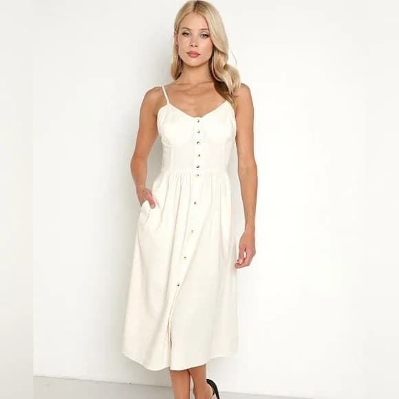 ROLLA'S Eve Linen Dress - Image 1