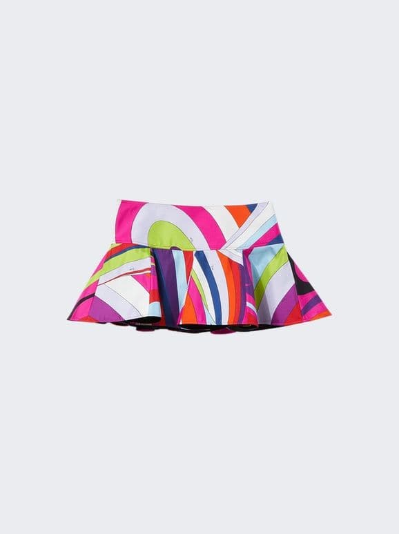 Pucci Ruffle Mini Skirt - Image 1
