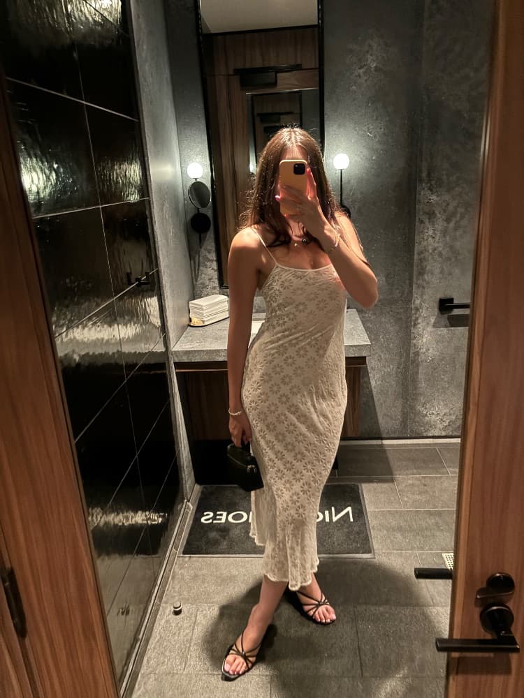 Realisation Par The Clementine Dress In Ivory Size M - Image 3