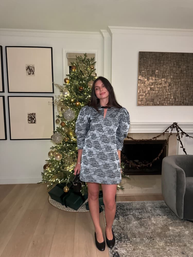 GANNI Floral jacquard minidress Size 40 - Image 3