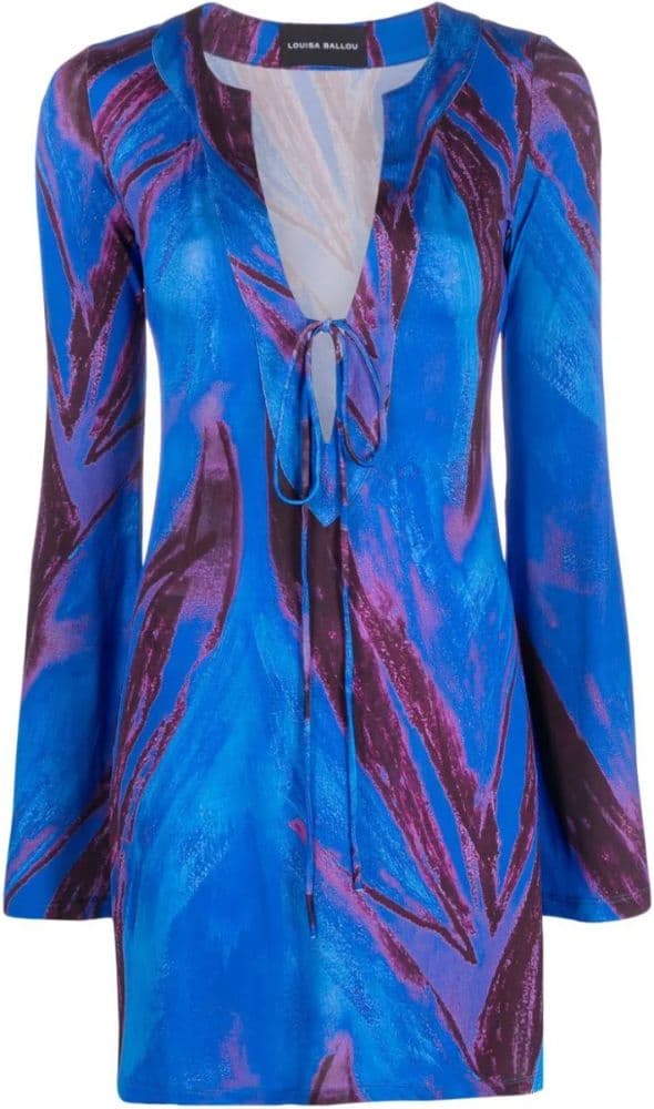 Louisa Ballou Caftan Mini Dress - Image 3