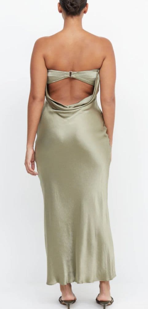 Bec & Bridge Moon Dance Strapless Dress - Sage Size 6 - Image 2