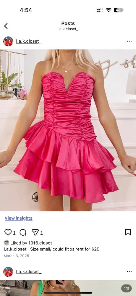 Pink Dress - Image 1