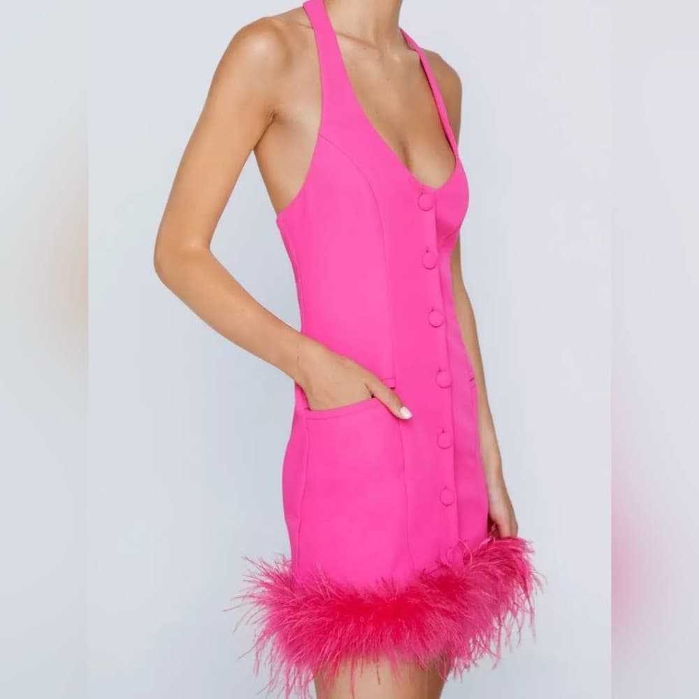 Pink Mini Dress - Image 1