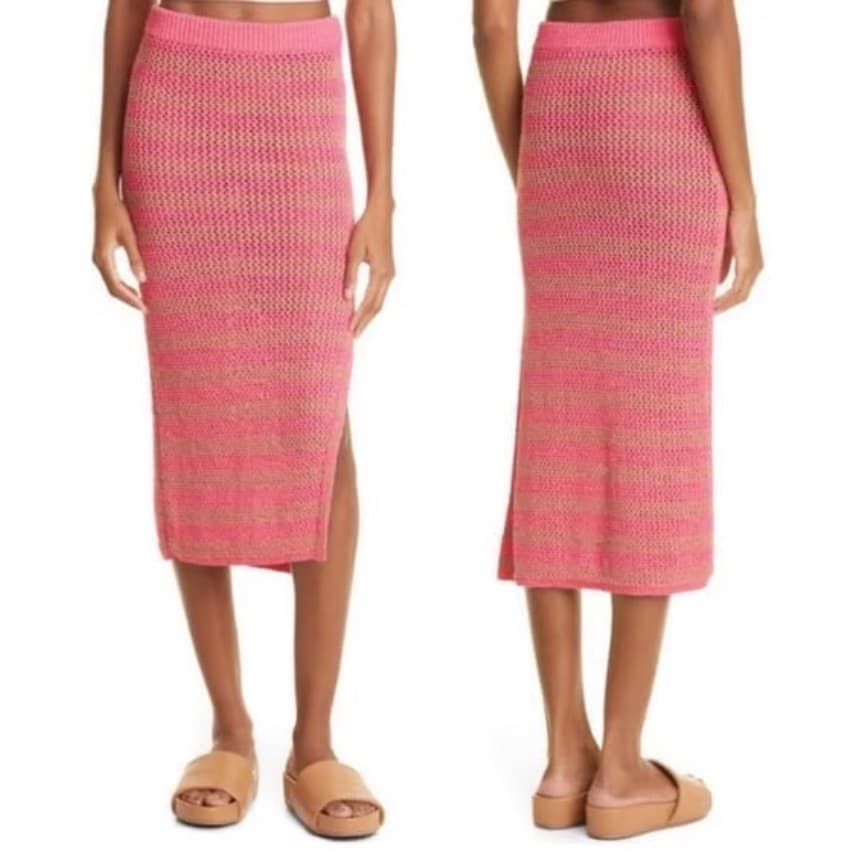 Rag & Bone Crochet Midi Skirt - Image 2